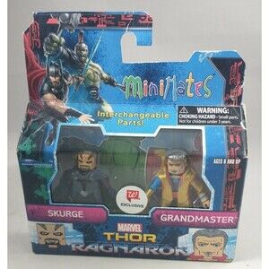 MARVEL THOR RAGNAROK MINIMATES "SKURGE & GRANDMASTER" Walgreens EXCLUSIVE